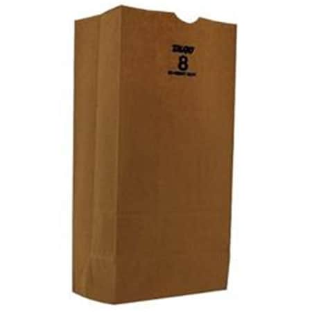 Duro 30908 CPC 8 lbs Extra Heavy Bulwark Grocery Bag, Brown - Case of 500, 500PK 30908 CPC
