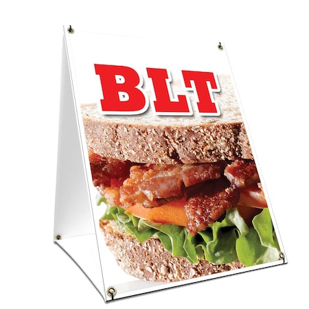 Signmission Blt, 24 Inch x 18 Inch A-frame Yard Sign, Plastic Sign SBC-1824-Blt