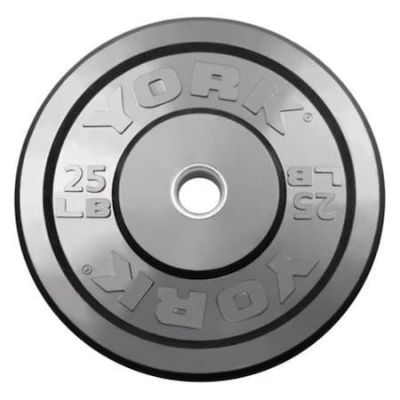 York Barbell 25 lb. Solid Rubber Training Bumper YO626630