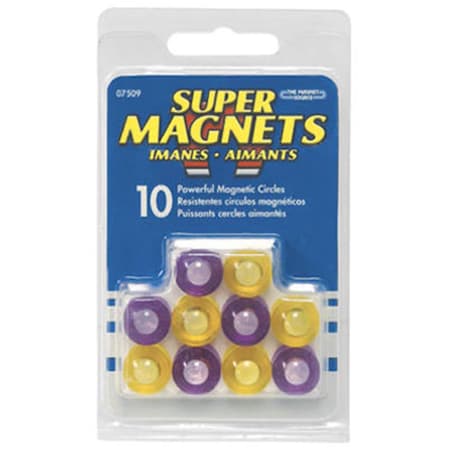 Master Magnetics 07509 Neodymium Super Magnetic Round Push Pins, 10PK 629636