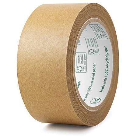 Ipg Flatback Paper Tape, 4.7 mil Thick, 48 mm W x 55 yd L, Tan, 36 PK T9064855