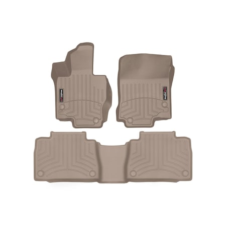 Weathertech Tan, Front and Rear Floorliners 451533-1-4