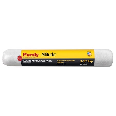 Purdy Altitude Poly Micro 14 in. W X 3/8 in. Regular Paint Roller Cover 1 pk 144612142