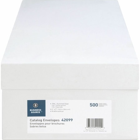 Business Source Catalog Envelope, Brown, Kraft, PK500 BSN42099