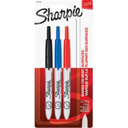 Sanford Sharpie Ultra-fine Tip Retractable Markers - Black SAN1735801BX
