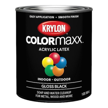 Krylon Interior and Exterior Paint, 1 qt, Gloss K05617007