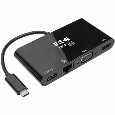 Tripp Lite USB 3.1 GEN 1 USB-C TO HDMI 4K ADAPTER WITH USB-A, USB-C PD CHARGING & GIGABIT E U444-06N-HV4GUB