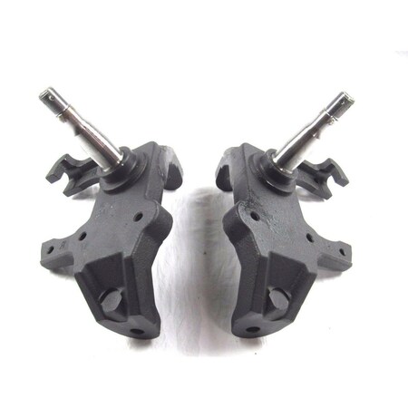 Absurdo 2 in. Drop Spindle for 1955-1957 Chevy Disc Brakes, 2PK AB2194313