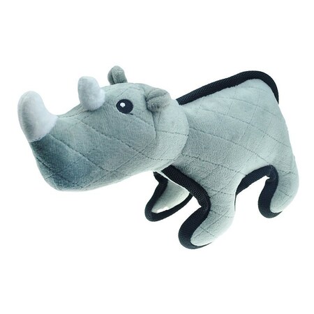 Pet Park Blvd Dog Toy, L, Chew, Tuffimals Rhino US2021 18 20