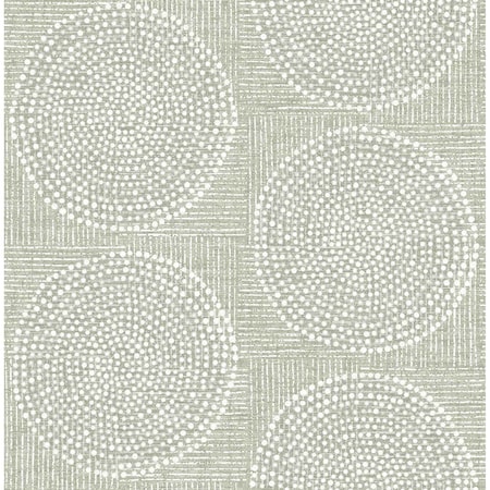 A-Street Prints Salma Sage Medallion Wallpaper 4141-27122