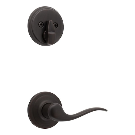 Kwikset Right Hand Single Cylinder Interior Tustin Lever Trim Venetian Bronze Finish 971TNLRH-11P