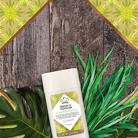 Nubian Heritage 24 Hour Hemp and Haitian Vetiver Deodorant, 2.25 Ounce, 18PK 68619897