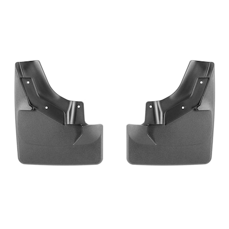 Weathertech Black, No Drill MudFlaps 110177