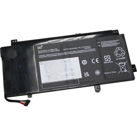 Battery Technology BTI Battery - For Notebook - Battery Rechargeable - 4407 mAh - 67 Wh - 15.2 V 00HW008-BTI