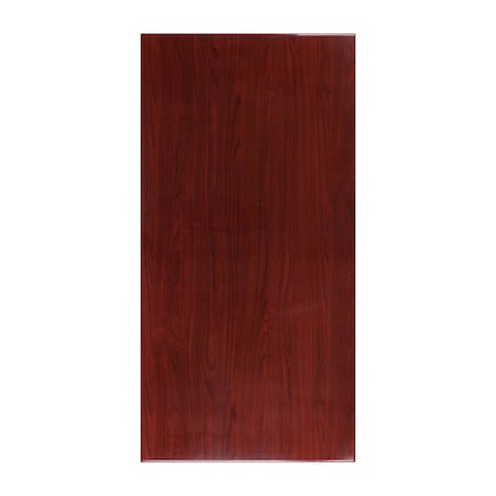 Flash Furniture Mahogany Resin Table Top, 30 x 60 TP-MAH-3060-GG