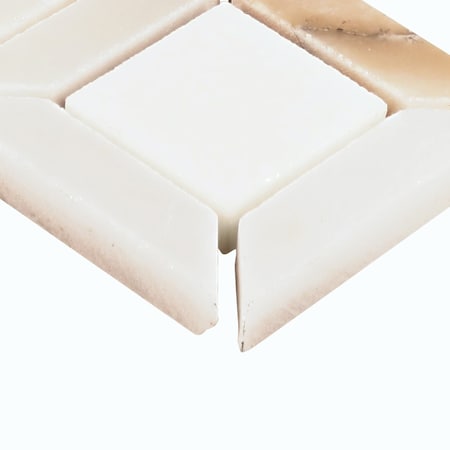 Daltile Gamma 2'' Natural Stone Basketweave Wall and Floor Mosaic Tile, 10PK DA722BSKTWVMSPL