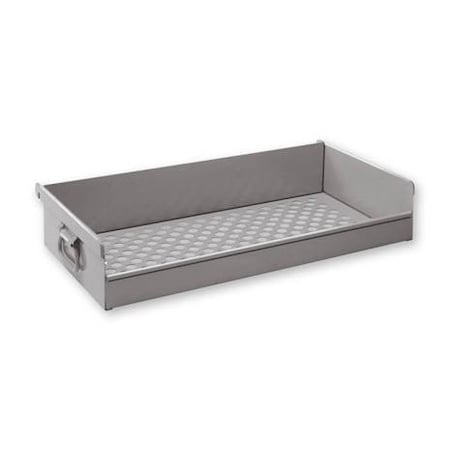 Pucel Semi-Open Perforated A-Frame Tray, 32 3/4 in W x 15 in D x 6 in H, Black PBT-103