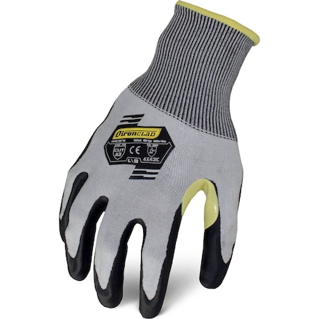 Ironclad Performance Wear Knit Gloves, Cut Level A3 , Foam Nitrile , Smooth , 3XL 1 PR KKC3FN-07-XXXL
