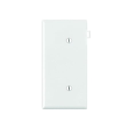 Leviton Wall Plate White 1 gang Thermoplastic Nylon Blank White PSE14-00W