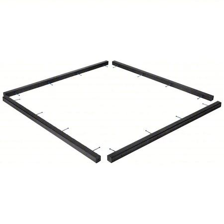 Zoro Select Square PolyGrate Frame 4 ft TGF44