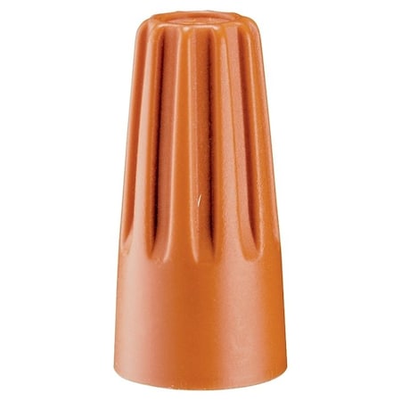 Gardner Bender WireGard 3 Wire Connector, 22 to 14 AWG Wire, Steel Contact, Thermoplastic Housing Material, Orange 19-003