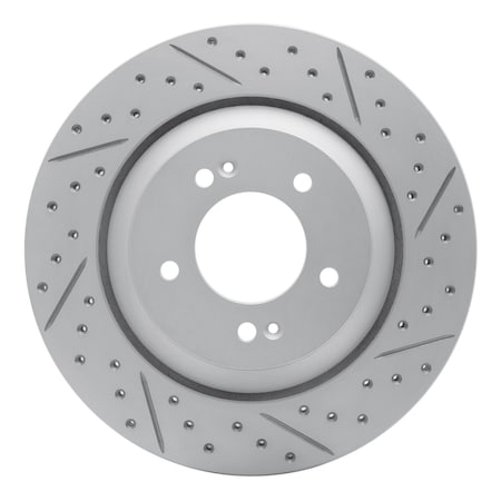 Dynamic Friction Co DFC Geoperformance Rotor - Drilled and Slotted 830-03062R