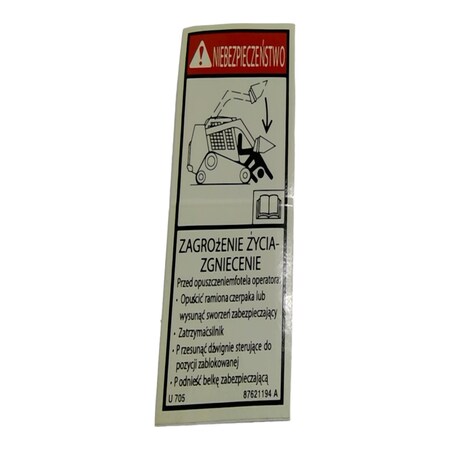 Cnh DECAL, CNH OEM 87621194 87621194
