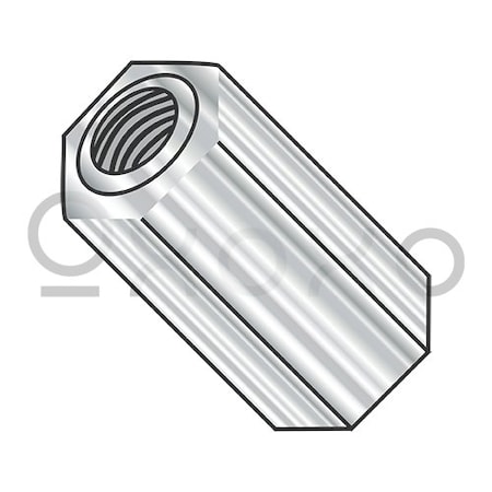 Oxoxo 6-32X1/4 Five Sixteenths Hex Female Standoff Stainless Steel, 100PK 341433