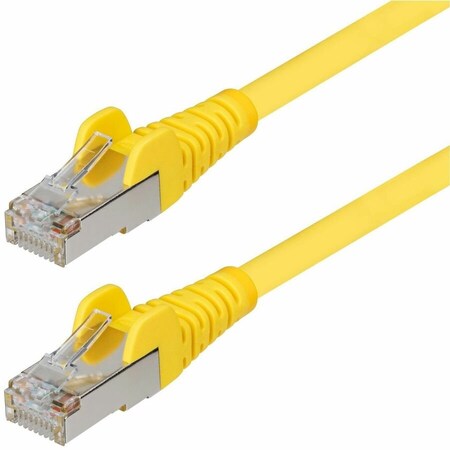 Startech.Com 1FT YELLOW CAT6A ETHERNET CABLE, SNAGLESS RJ45, 10G, 100W POE, S/FTP, LSZH, 27AW NLYL-1F-CAT6A-PATCH