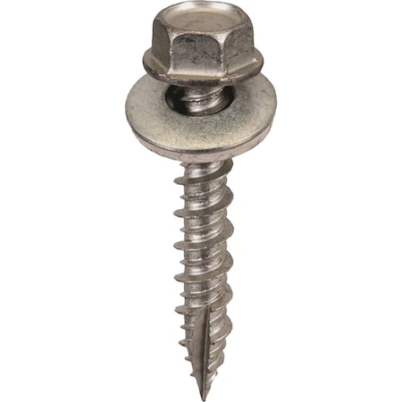 Acorn International 1-1/2'' Washered Galvanized Metal To Wood Screw, 250 Ct. SW-MW1415G250