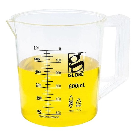 Zoro Select Beaker, Plastic, Colorless 3656-600