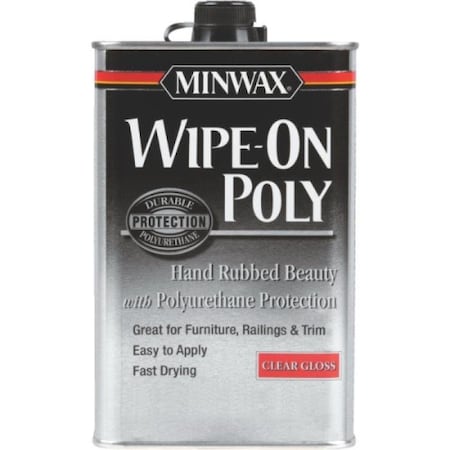 Minwax Co POLY WIPE-ON CLEAR QT 60900