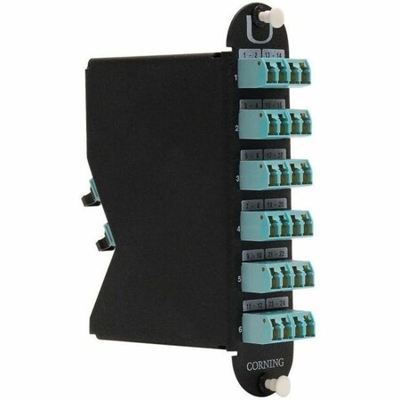 Corning Plug & Play Universal Module, Low-Loss, 24 F, Shuttered LC to MTP, 50 um M CCH-UM24-05-93Q