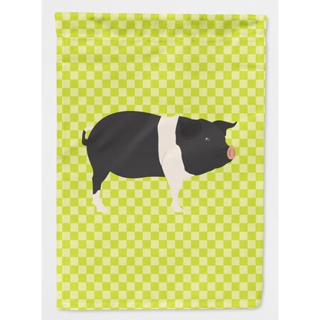 Carolines Treasures Hampshire Pig Green Flag Garden Size BB7765GF