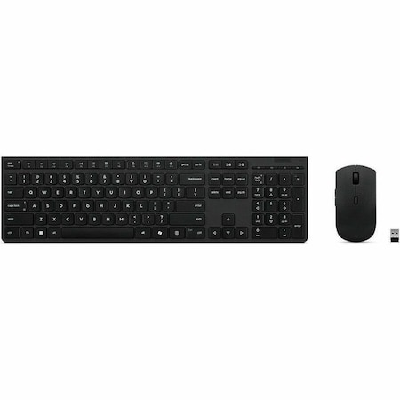 Lenovo PRO WIRELESS RECHARGEABLE KEYBOARD MOUSE COMBO - US ENGLISH, COPILOT KEY 4X31R64316
