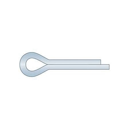 Huyett Cotter Pin, Zinc Plated Carbon Steel, 0.500 in Dia x 2.250 in Effective Length CP-500-2250