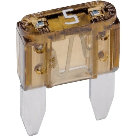 Eaton Bussmann Automotive Fuse, Blade Fuse, 32 V, 5 A, 1 kA Interrupt BP/ATM-5-RP