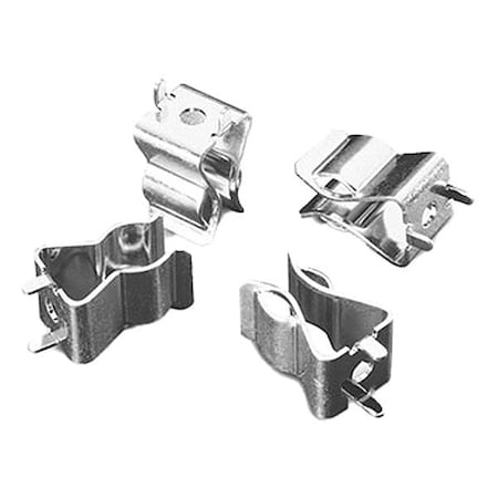Littelfuse FuseClip, 13/32inDia, Panel, Silver-Plated 125001