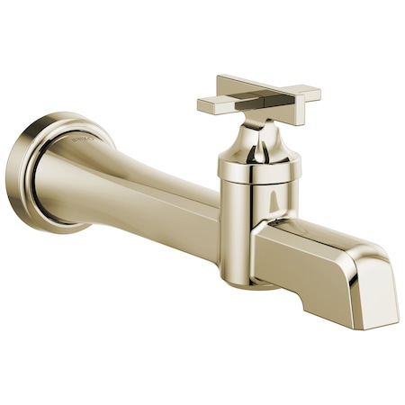 Brizo Levoir: Single-Handle Wall Mount Lavatory Faucet 1.2 GPM T65798LF-PN-ECO