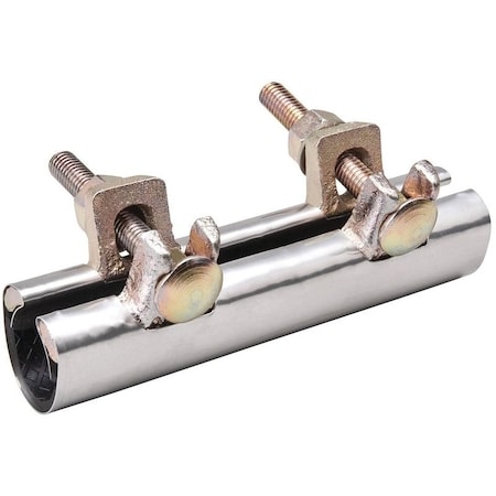 B & K 2-Bolt Pipe Repair Clamp, Stainless Steel 160-706