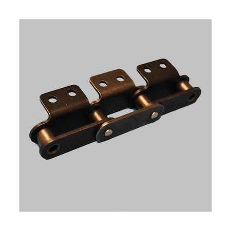 Tsubaki Double Pitch Oversize Conveyor chain, 10 ft OAL, 1-1/2 P, 7/8 Dia x 1/2 in W Roller C2062HA210LRB