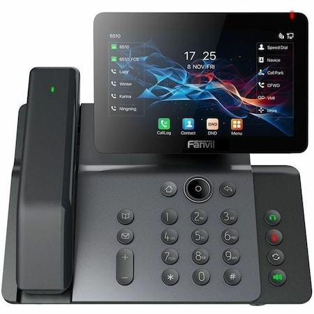 Fanvil V66 Pro IP Phone Android 9.0 OS 7 in 1024*600 adjustable color touch screen 20 SIP Lines V66-PRO