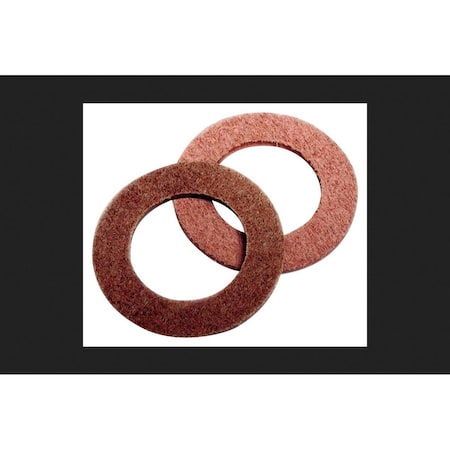 Dial Mfg 0.75 in. Leather Washers, Brown, 2PK 4515193