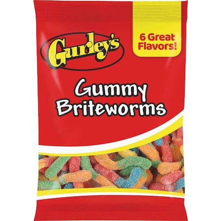 Gurleys 4.5 Oz. Gummy Brite Worms 743782