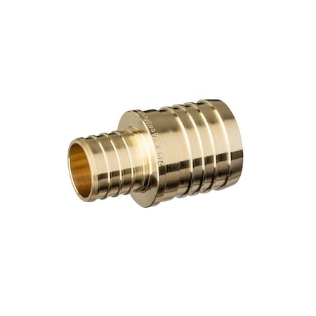 Zurn Strt, Brass, Barbed11/2", Barbed11/4" QQC76GX