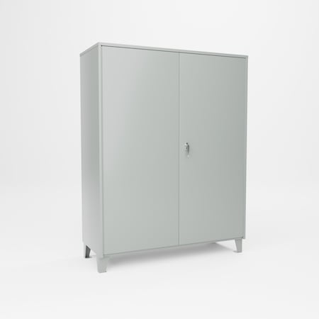 Pucel Heavy Duty Storage Cabinet with 9 Drawers, 60 in W x 72 in H x 24 in D, Gray HDSC-6072-24-9D
