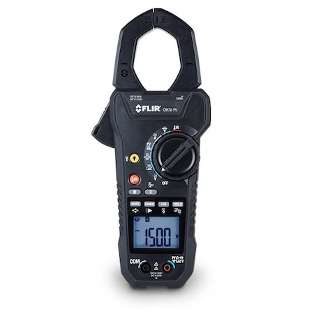 Flir Solar Clamp Meter, 1500 V, Plastic/Metal CM78-PV