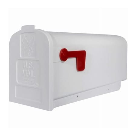 Solar Group WHT Poly Rural Mailbox PL101W0201