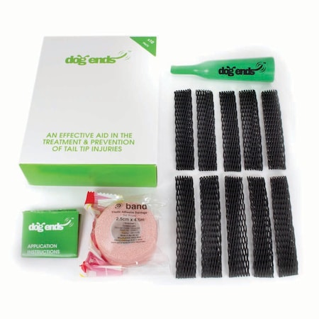 Jorgensen Laboratories Dog Ends Bulk Pack, 10 Dog Ends Mesh Dressings, 10PK J1445B