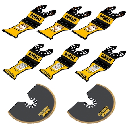 Dewalt Oscillating Tool Blade Set, Bi-Metal DWA428SET
